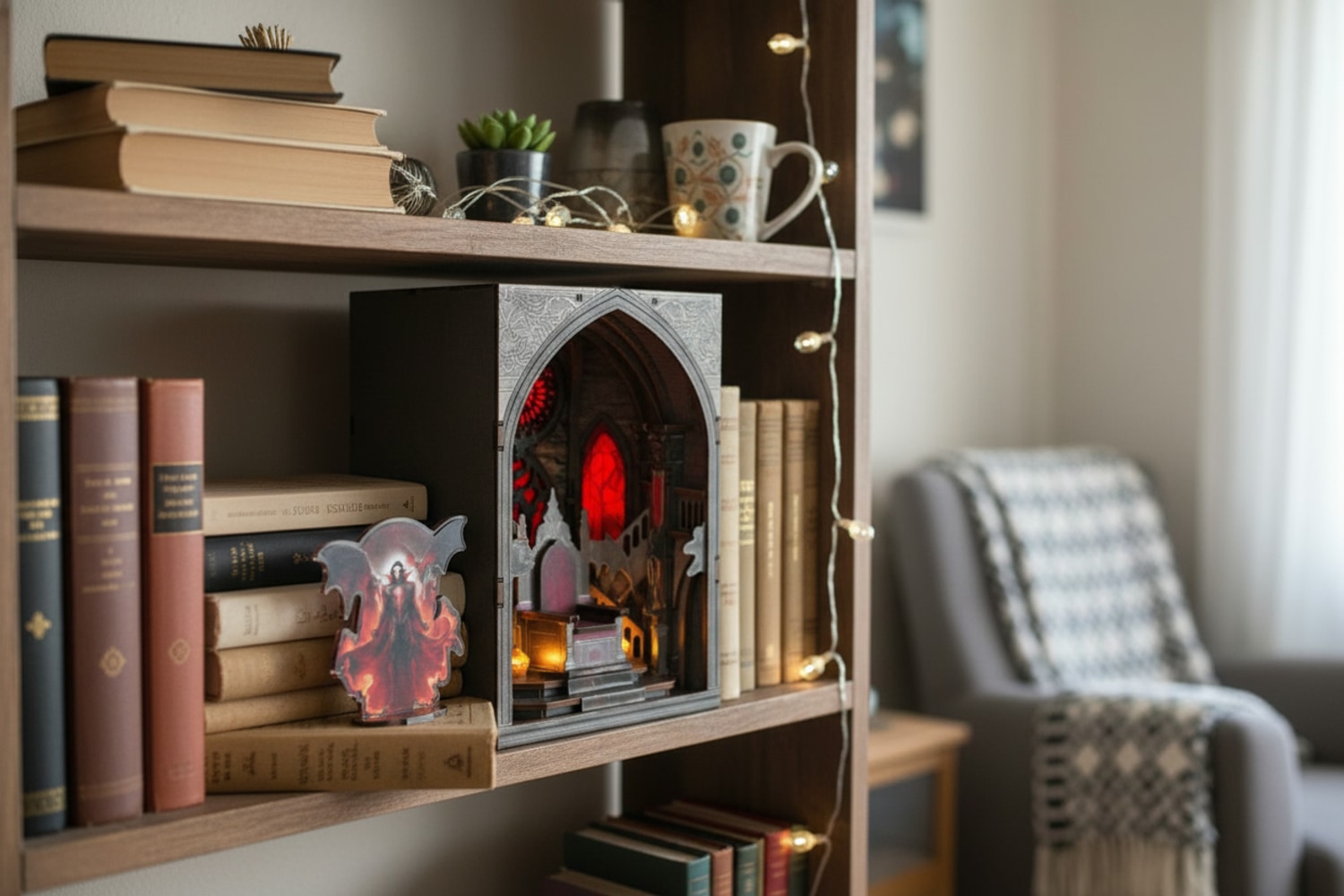 Book Nook Trône de Sang Game of Thrones premium · finition haut de gamme