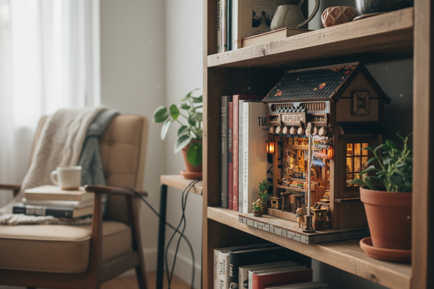Book Nook Choshi no Shitamachi vieille ville japonaise · origine Tokyo 2018