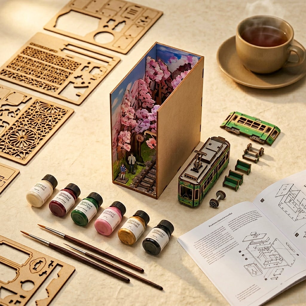 Comment Monter un Book Nook : Tutoriel Pas à Pas 2026 · book nook · couverture article · Nookora