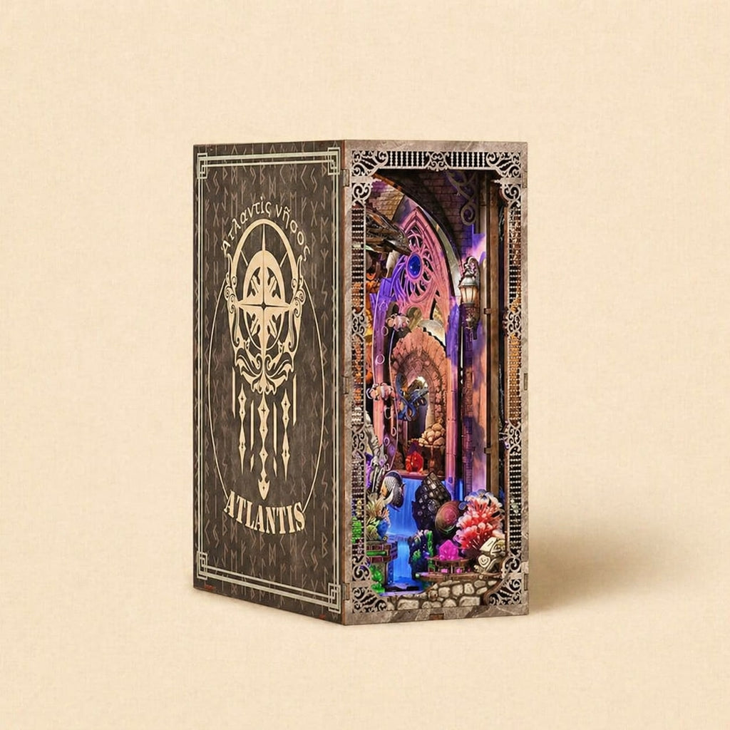 Book Nook - Atlantide Engloutie · book nook fantasy · packshot premium · Nookora