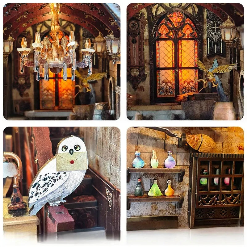 Book Nook - Auditorium Magique · style Hogwarts · book nook · Nookora