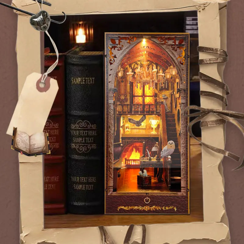 Book Nook - Auditorium Magique · style Hogwarts · book nook · Nookora