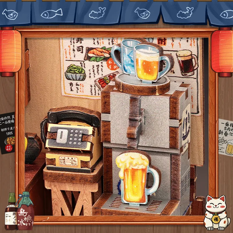 book nook choshi no shitamachi miniature · Nookora