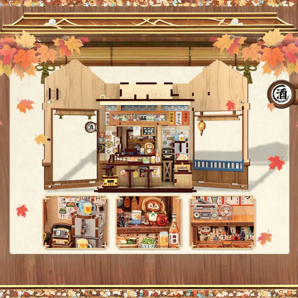 Book Nook - Choshi no Shitamachi · Vieille Ville Japonaise · book nook · Nookora