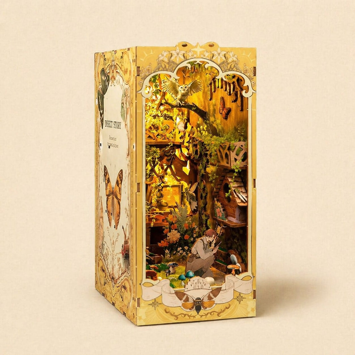 Book Nook - Histoires d'Insectes · book nook fantasy · packshot premium · Nookora