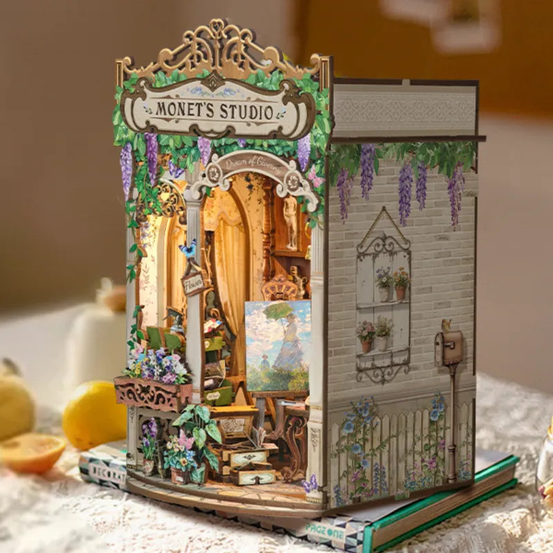Impression de Monet · kit book nook art, jardin · Nookora atelier français