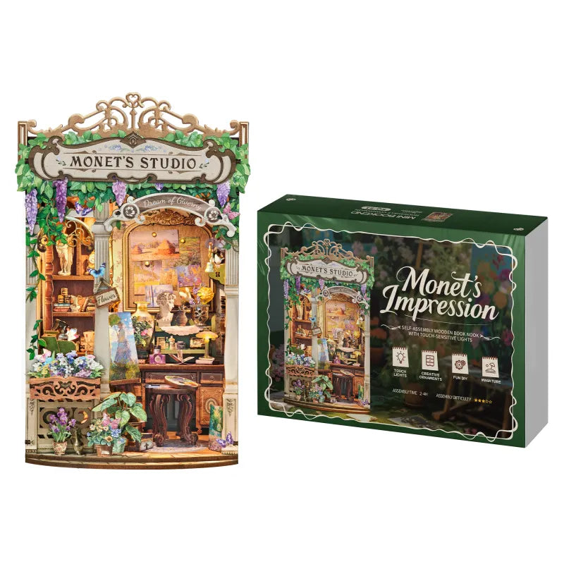 Book Nook - Impression de Monet · book nook · Nookora