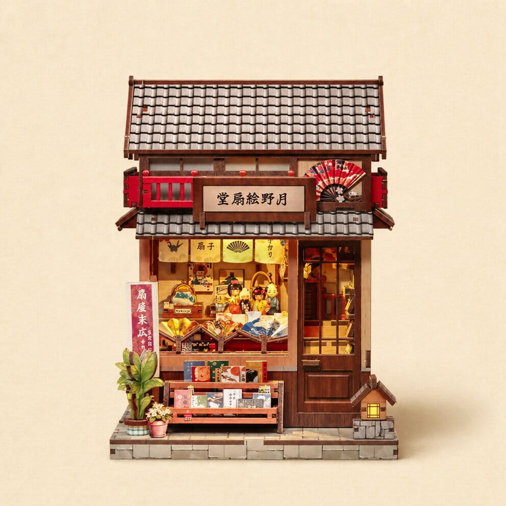 Book Nook - Tsukino Eogi-dou · Pavillon Japonais · book nook · Nookora