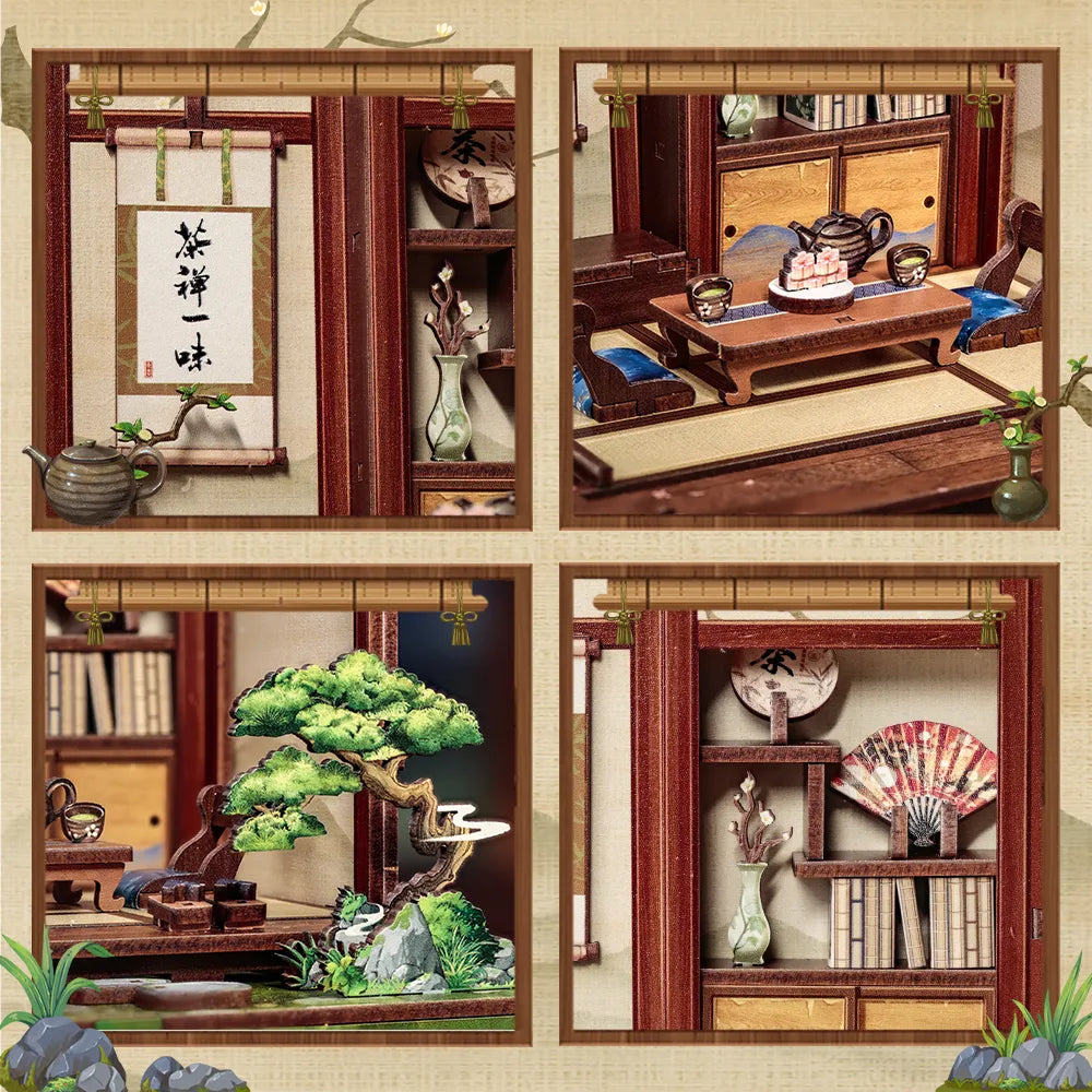 Book Nook - Kirishima Cha-an · Maison de Thé · book nook · Nookora