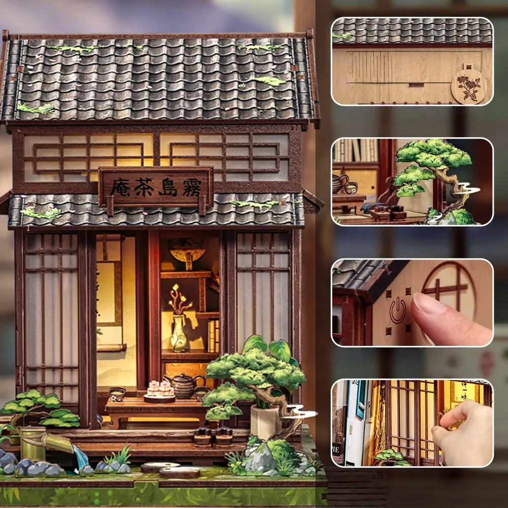Book Nook - Kirishima Cha-an · Maison de Thé · book nook · Nookora
