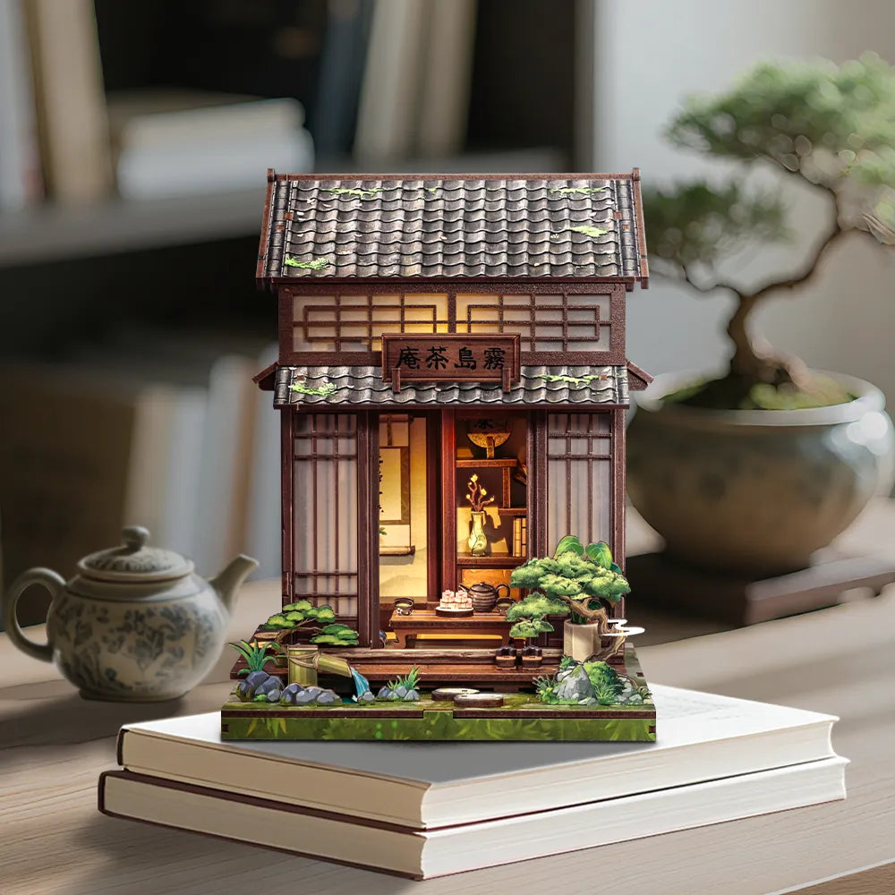 Book Nook - Kirishima Cha-an · Maison de Thé · book nook · Nookora