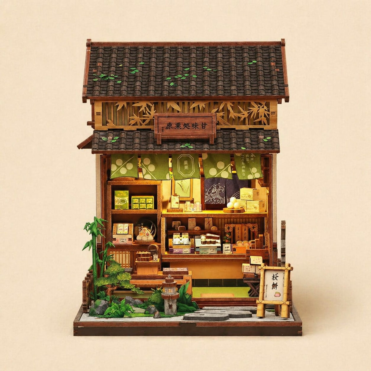 Book Nook - Kurihara · Salon de Thé Japonais · book nook japonais · packshot premium · Nookora