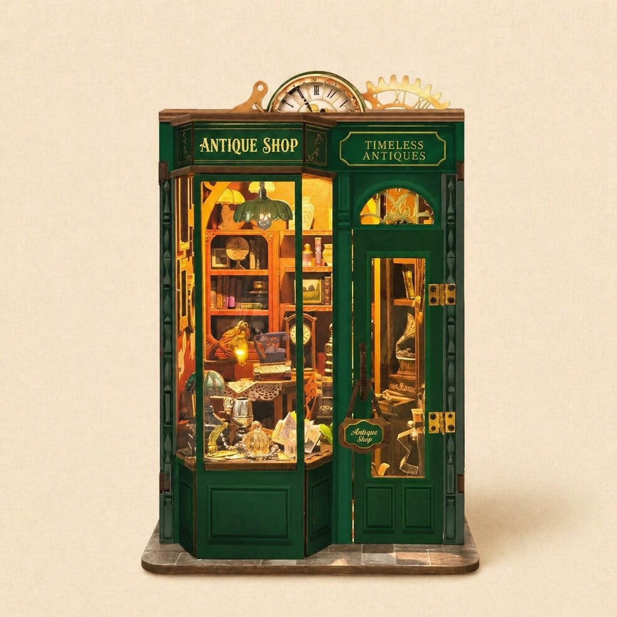 Book Nook - L'Antiquaire du Temps · book nook vintage · packshot premium · Nookora