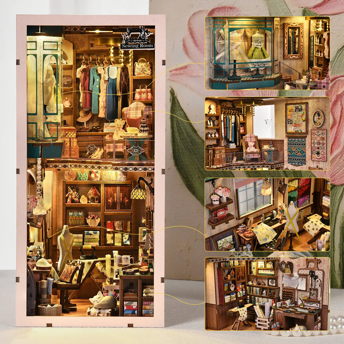 Book Nook - L'Atelier de Couture · book nook · Nookora