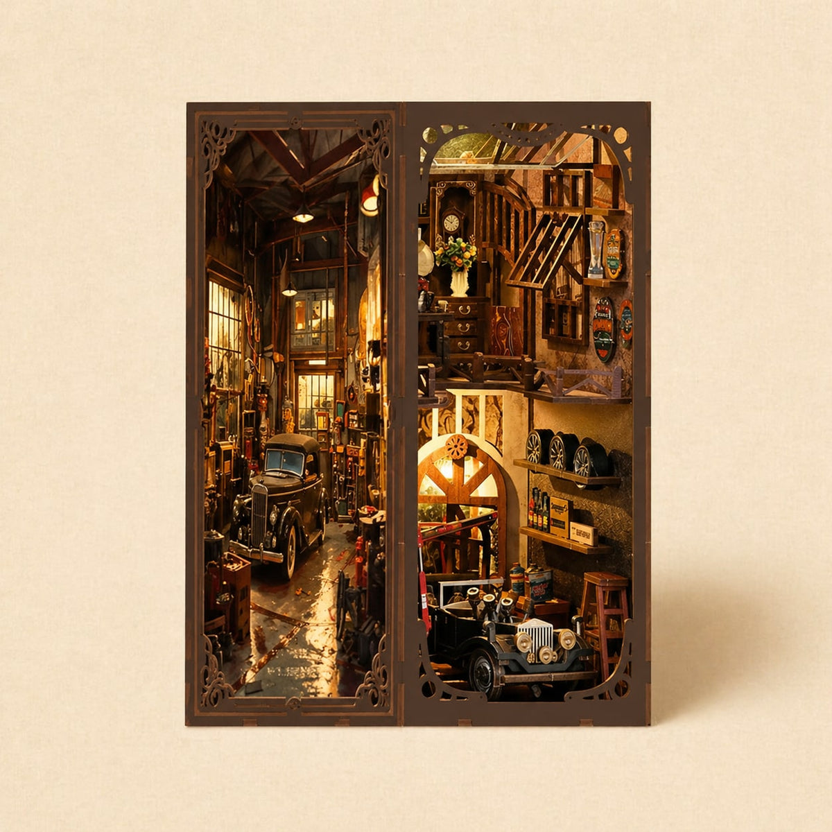 Book Nook - L'Atelier de l'Artisan · book nook bibliothèque · packshot premium · Nookora