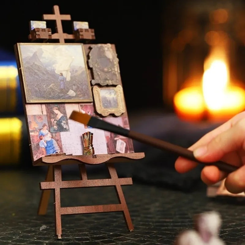 Le Wonder Atelier · kit book nook astronomie, bibliotheque · Nookora atelier français