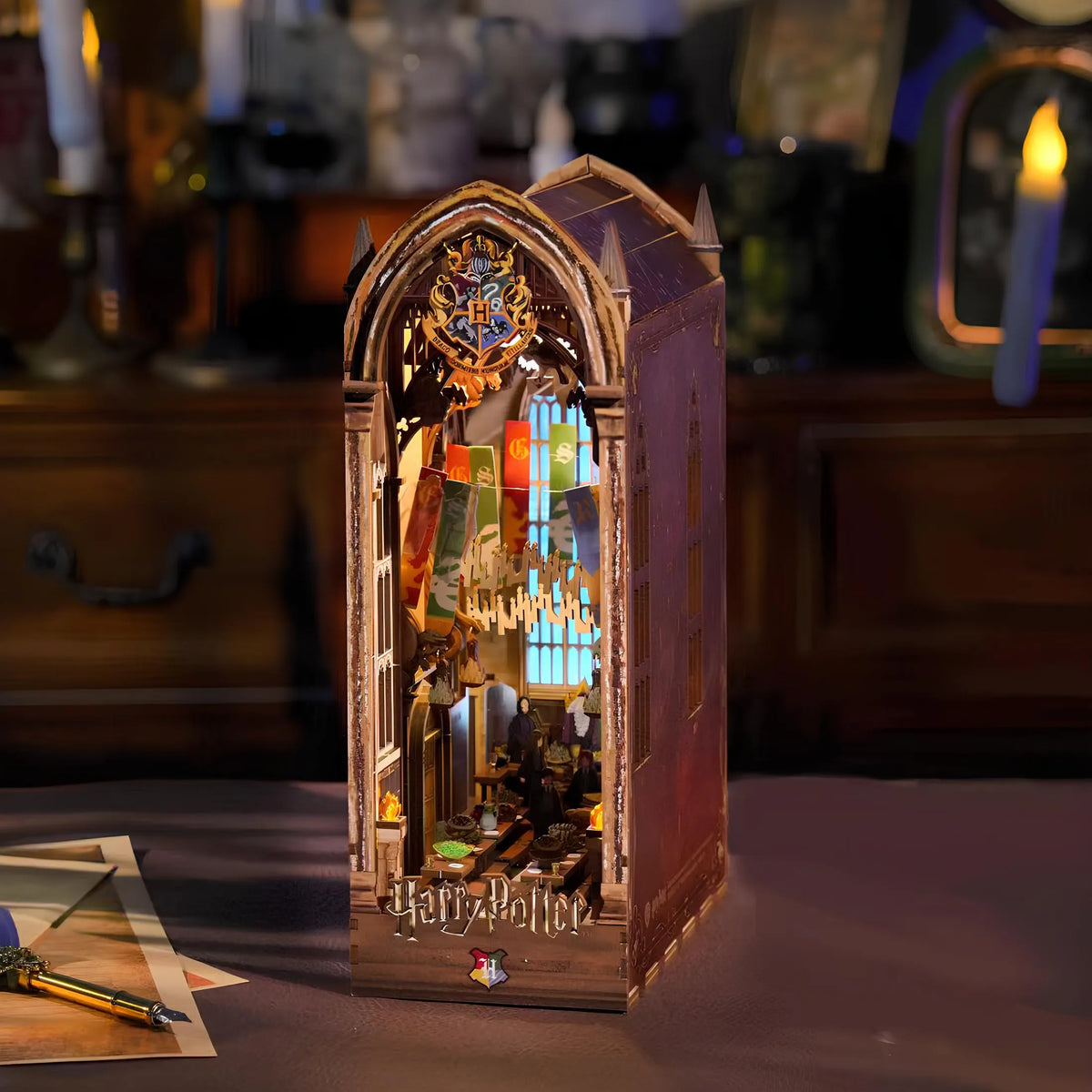 L'Auditorium Magique · style Hogwarts · book nook asie, astronomie miniature à construire · Nookora