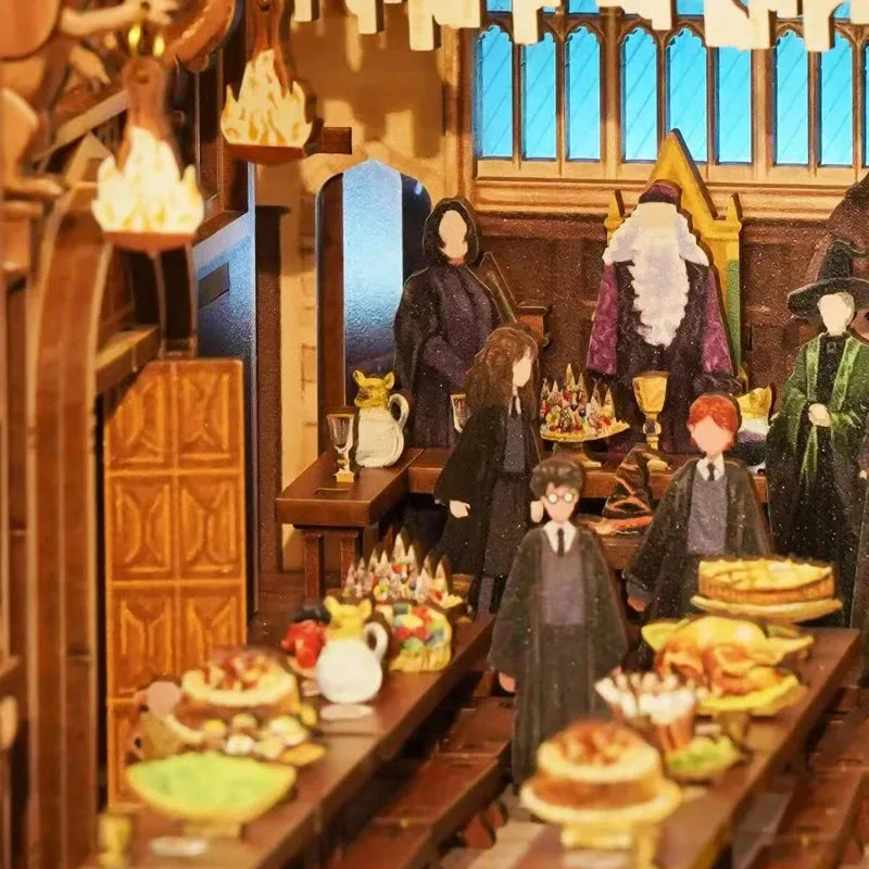 Book Nook - L'Auditorium Magique · style Hogwarts · book nook · Nookora
