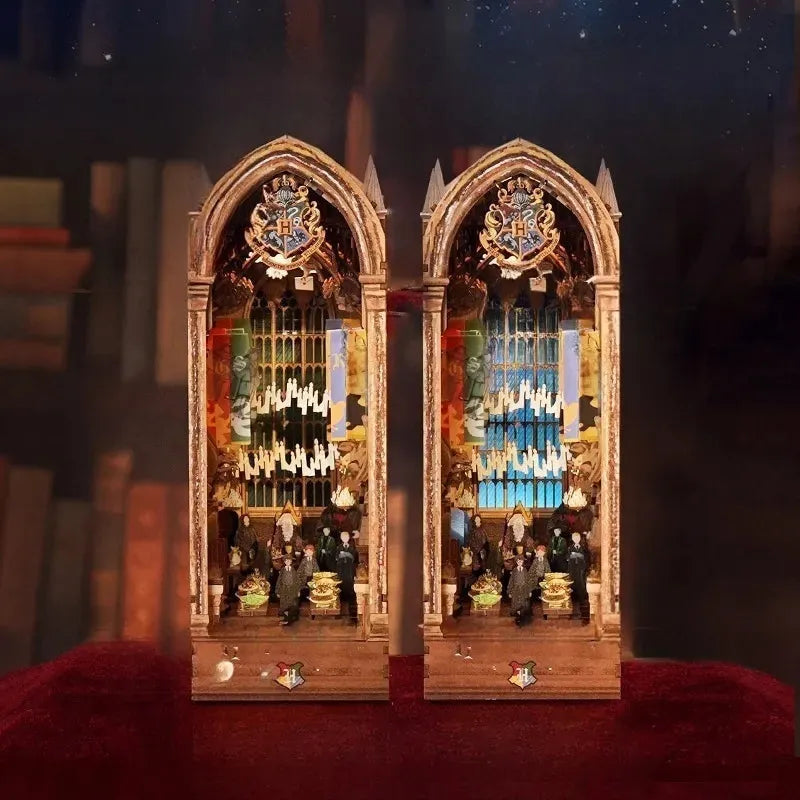Book Nook - L'Auditorium Magique · style Hogwarts · book nook · Nookora