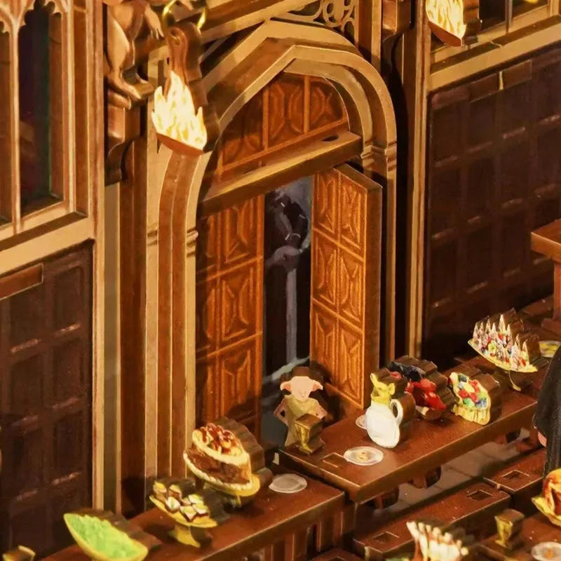Book Nook - L'Auditorium Magique · style Hogwarts · book nook · Nookora