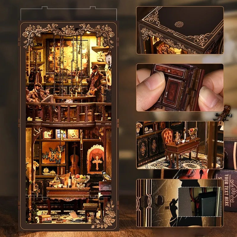 Book Nook - L'Énigme du Coffre Sombre · book nook · Nookora