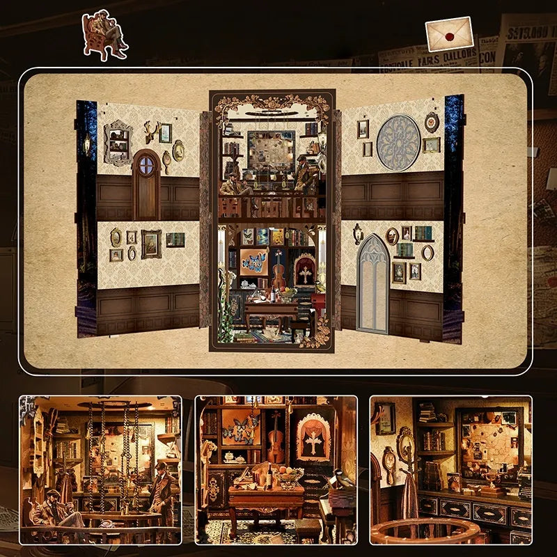 Book Nook - L'Énigme du Coffre Sombre · book nook · Nookora