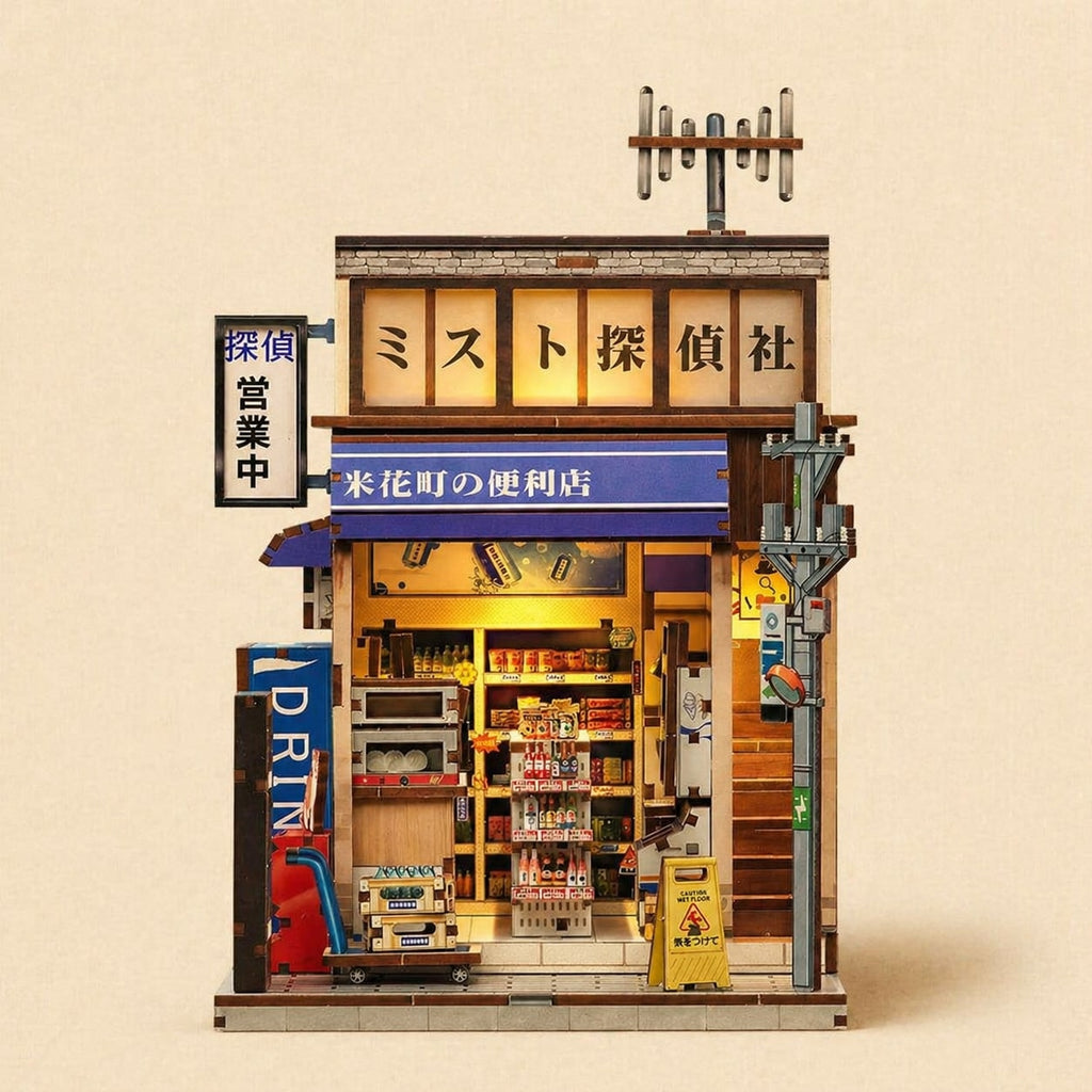 Book Nook - L'Épicerie de Beika-Cho · book nook japonais · packshot premium · Nookora