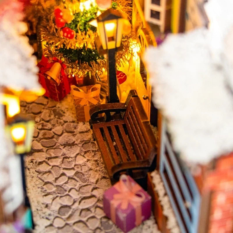 Book Nook - L'Hiver de Noël · book nook · Nookora