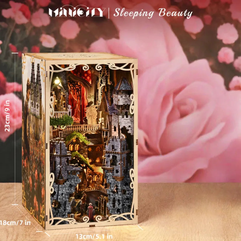 Book Nook - La Belle au Bois Dormant · book nook · Nookora