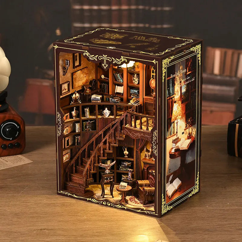 Book Nook - La Bibliothèque Borgesienne · book nook · Nookora