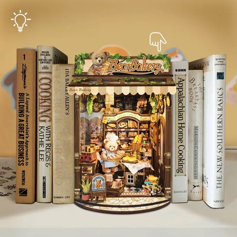 Book Nook - La Boulangerie de l'Ours · book nook · Nookora