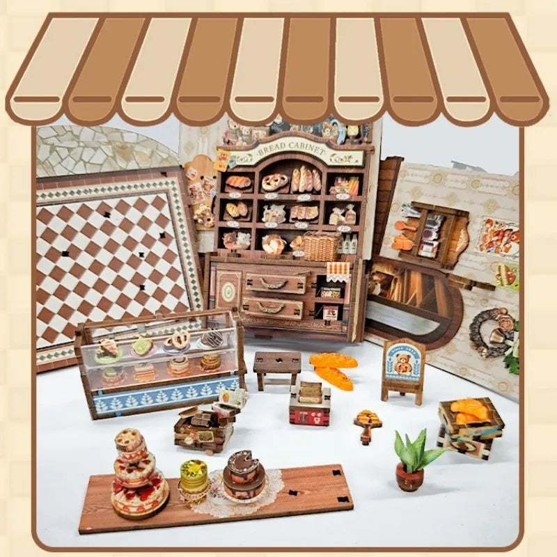 Book Nook - La Boulangerie de l'Ours · book nook · Nookora