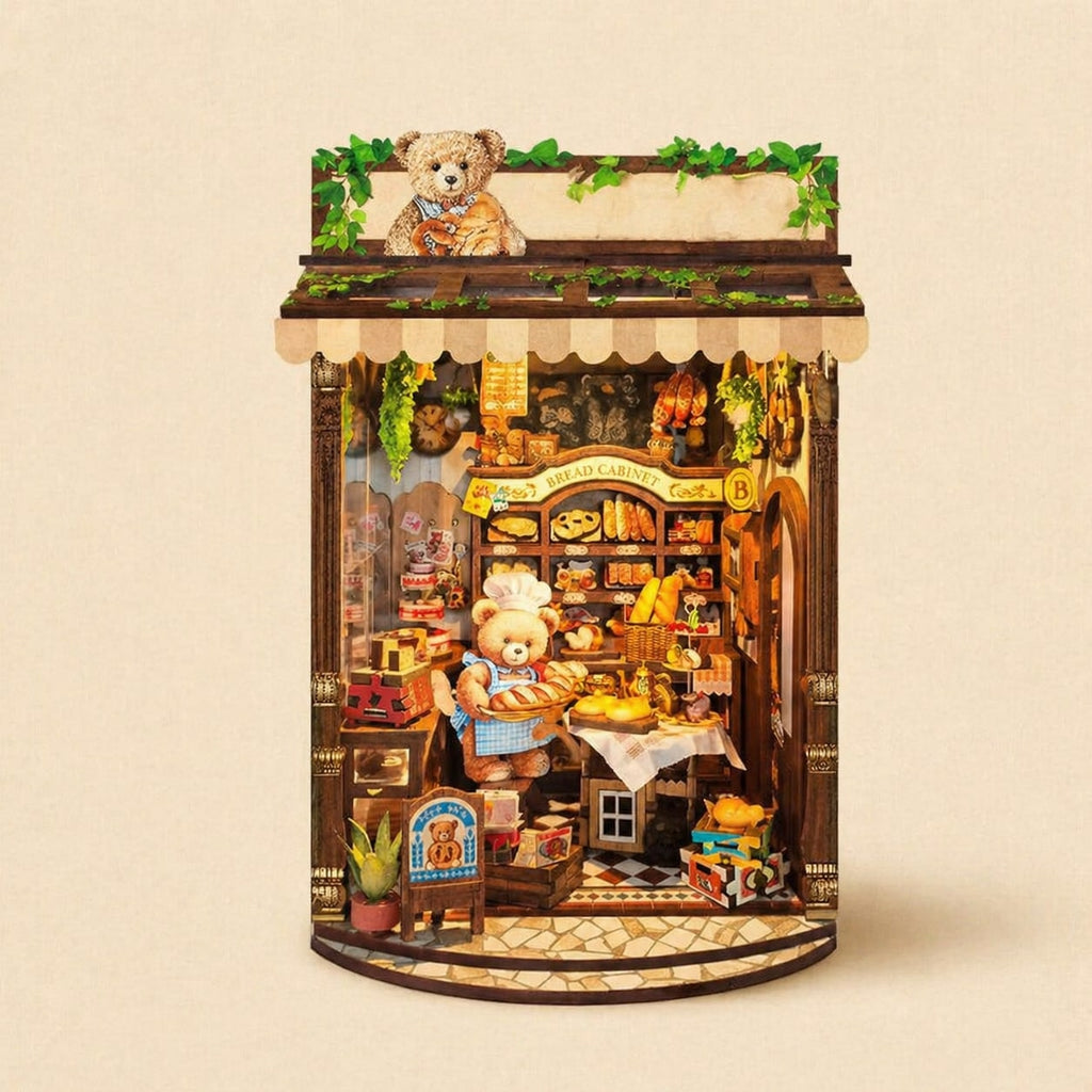 Book Nook - La Boulangerie de l'Ours · book nook japonais · packshot premium · Nookora