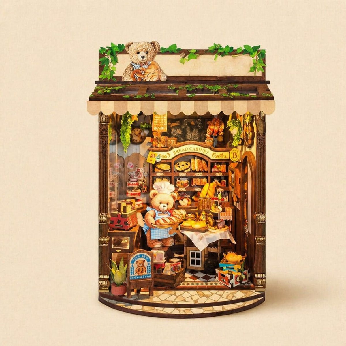 Book Nook - La Boulangerie de l'Ours · book nook japonais · packshot premium · Nookora