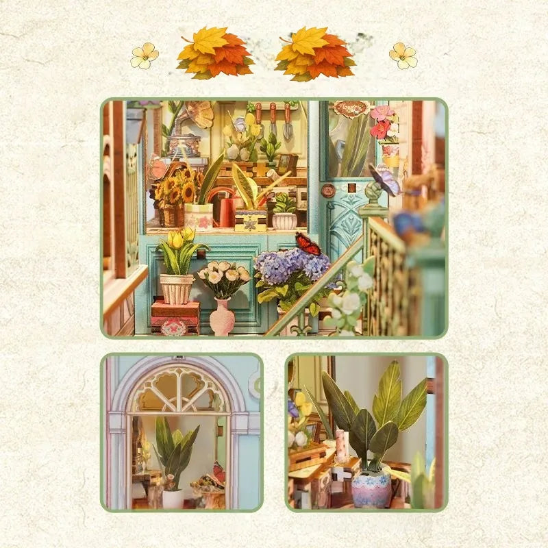 Book Nook - La Boutique de Fleurs · book nook · Nookora