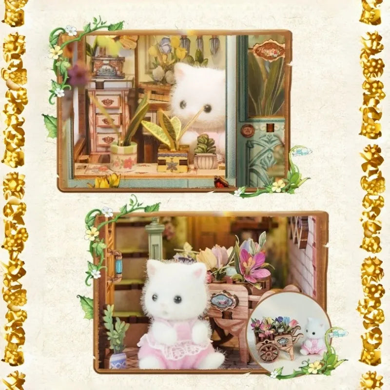 Book Nook - La Boutique de Fleurs · book nook · Nookora