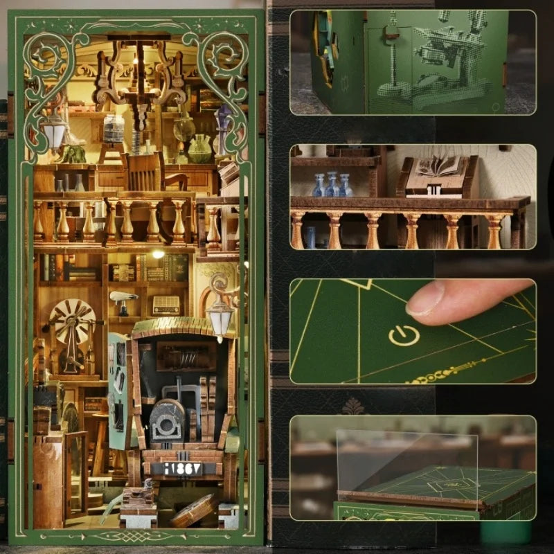 Book Nook - La Dame au Radium · Marie Curie · book nook · Nookora