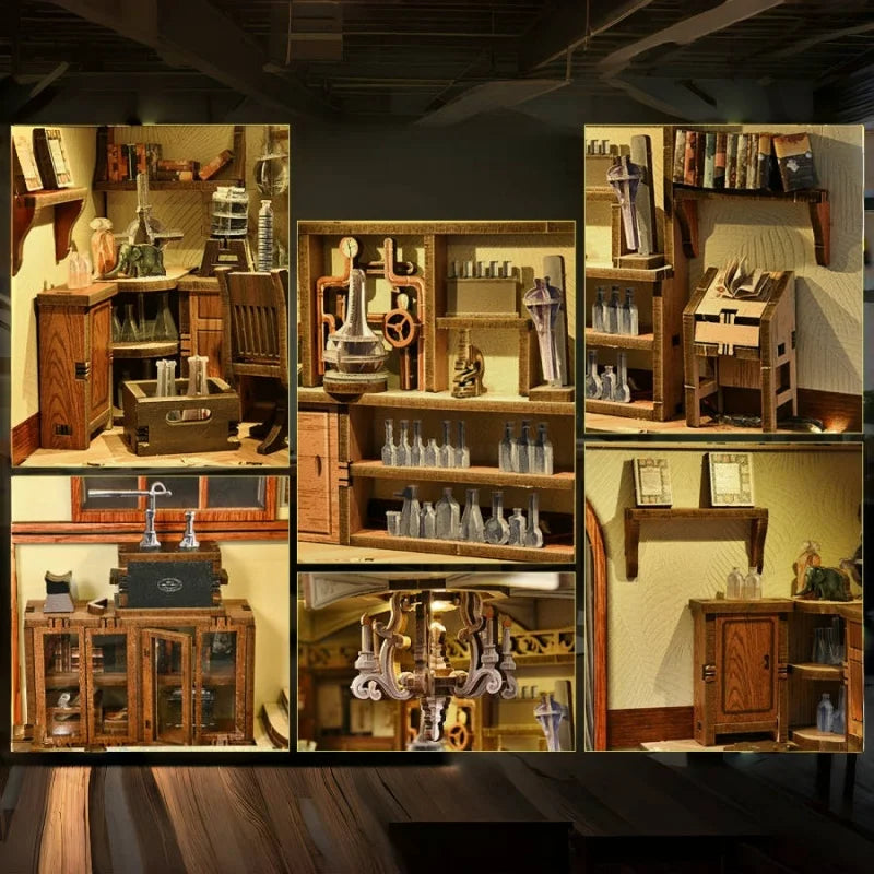 Book Nook - La Dame au Radium · Marie Curie · book nook · Nookora