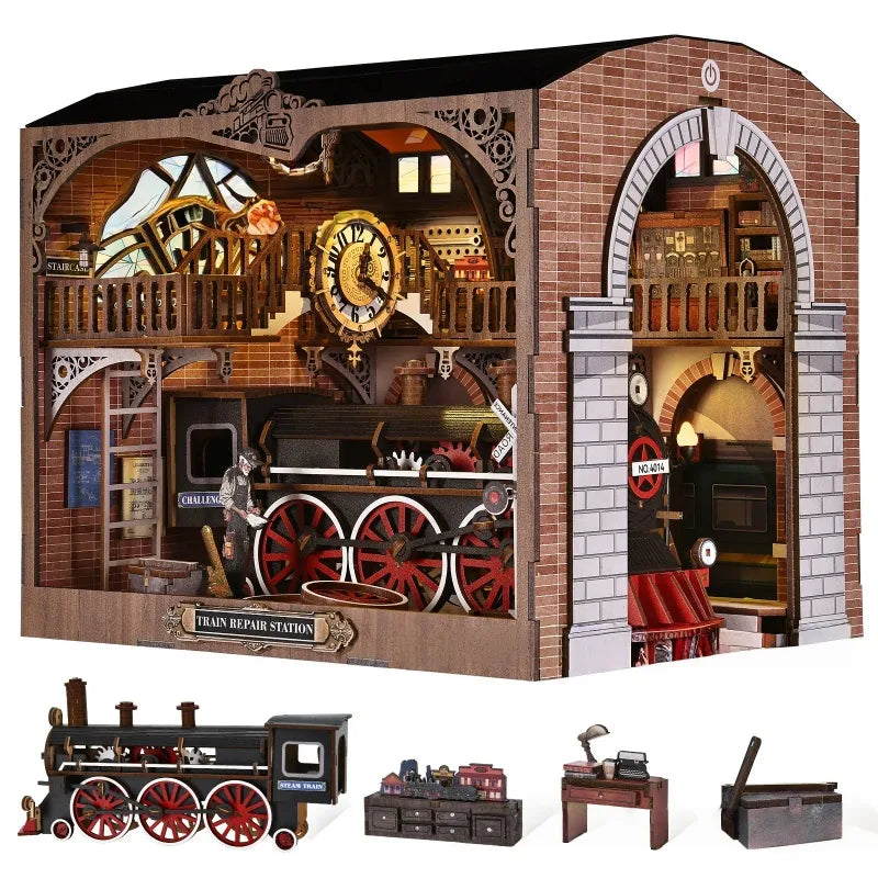 Book Nook - La Gare des Trains · book nook · Nookora