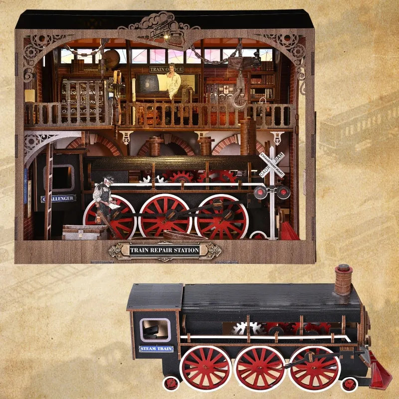 Book Nook - La Gare des Trains · book nook · Nookora