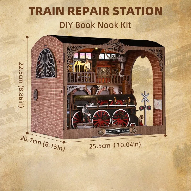Book Nook - La Gare des Trains · book nook · Nookora