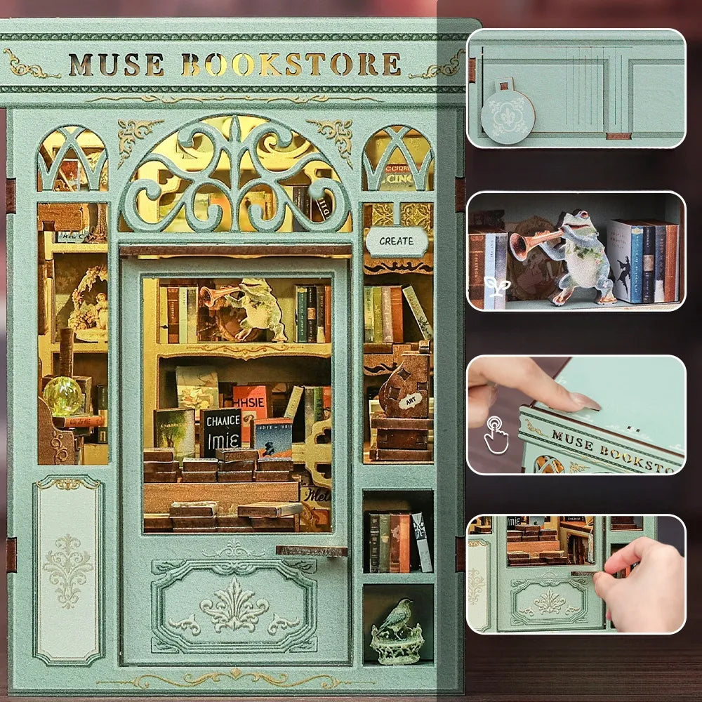 Book Nook - La Librairie de la Muse · book nook · Nookora