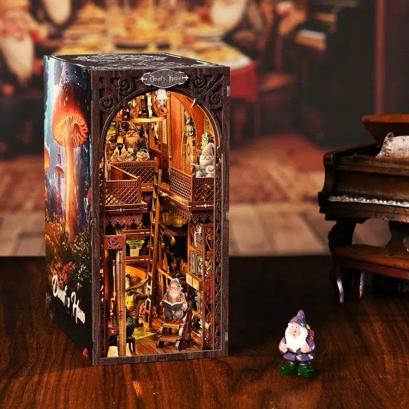 La Maison du Nain · book nook amour, asie miniature à construire · Nookora