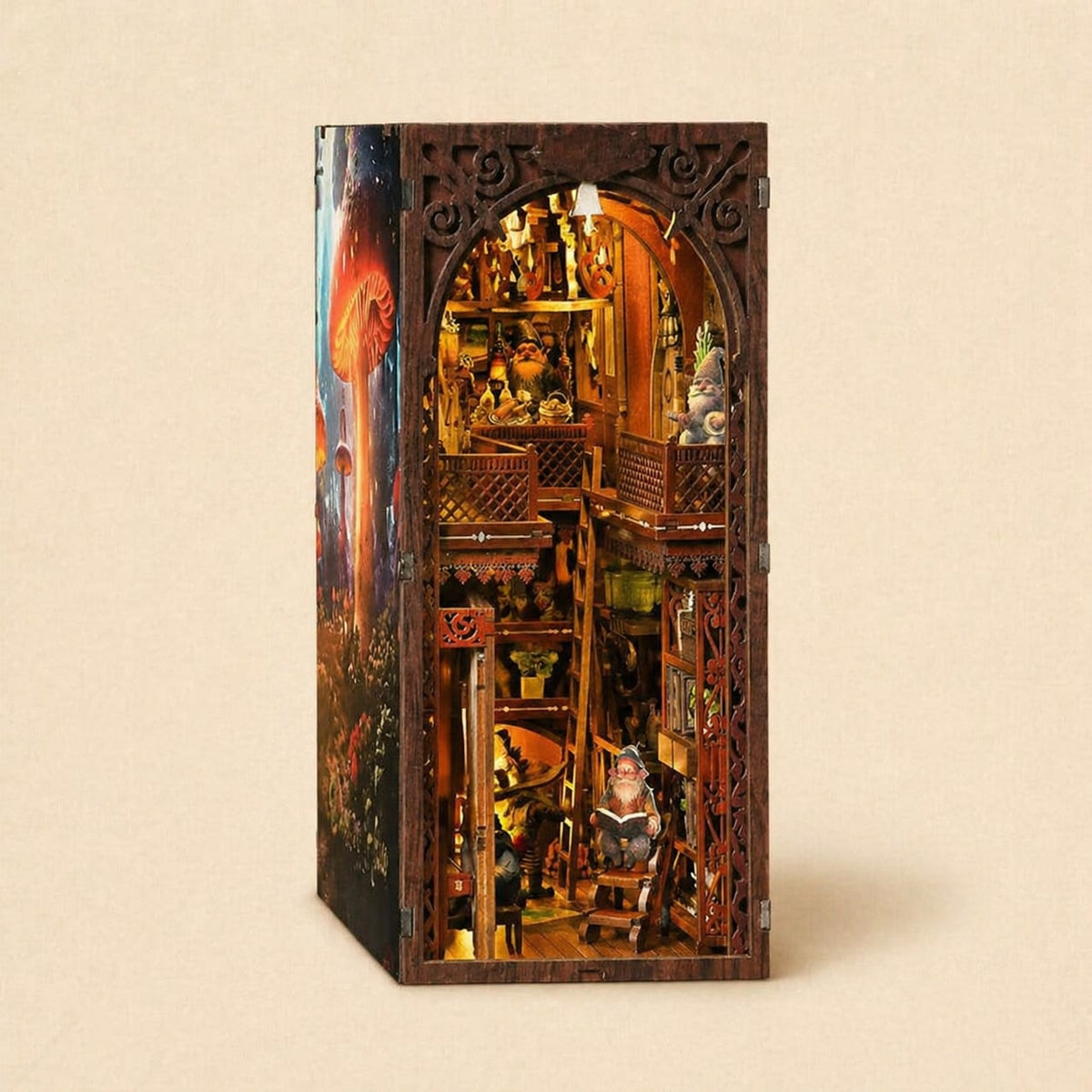 Book Nook - La Maison du Nain · book nook japonais · packshot premium · Nookora