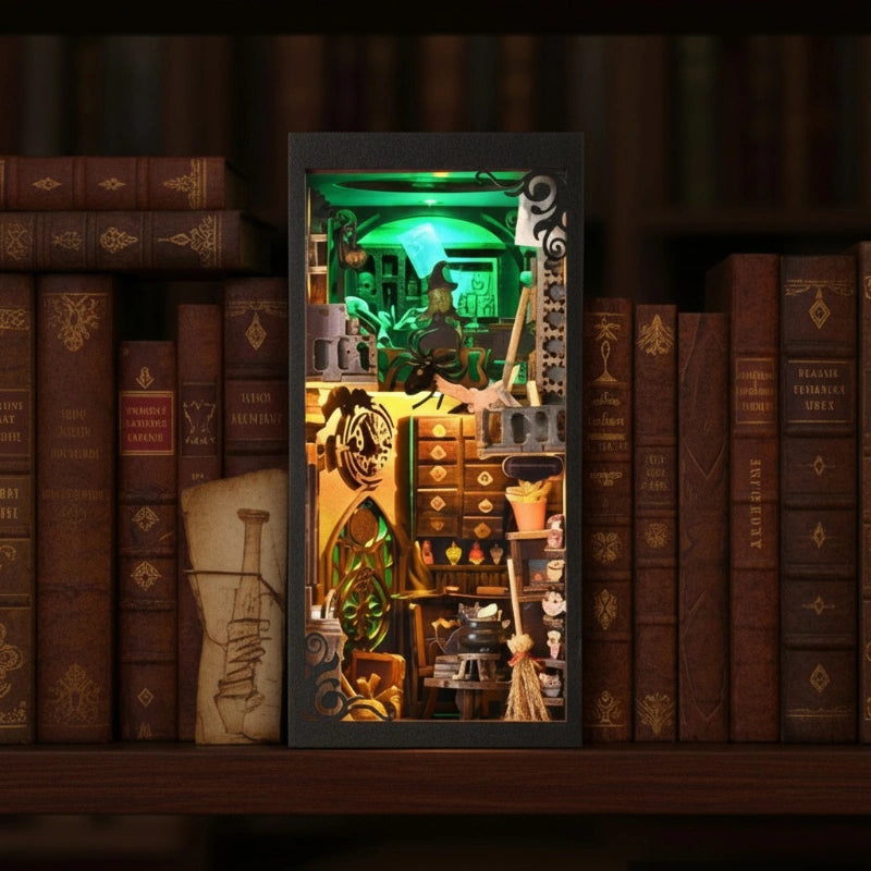 Book Nook - La Maison du Sorcier Maître · book nook · Nookora