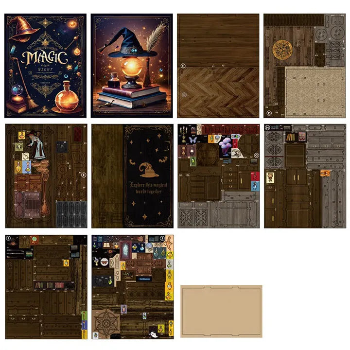 Book Nook - La Nuit Magique · book nook · Nookora