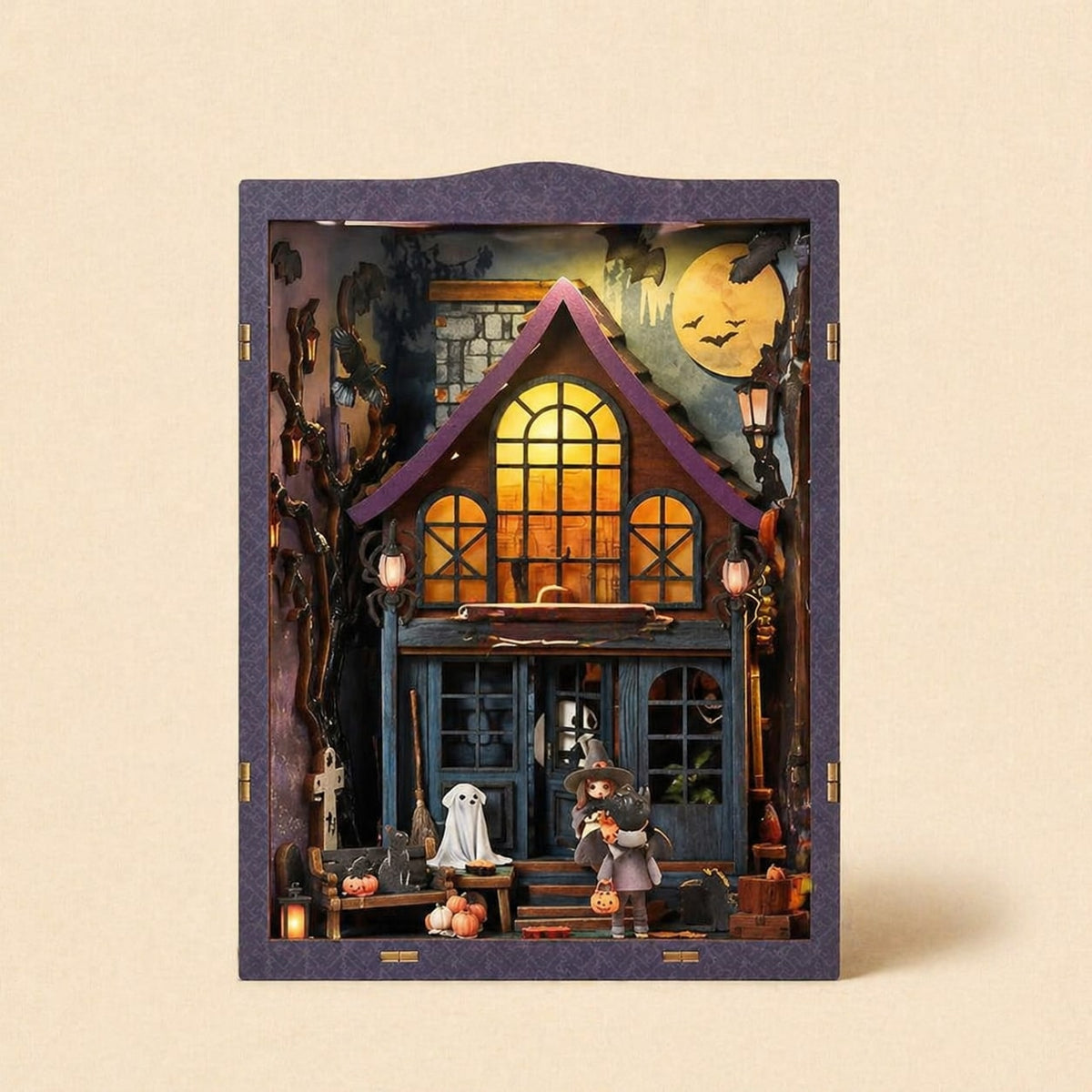 Book Nook - La Nuit Magique du Château · book nook japonais · packshot premium · Nookora