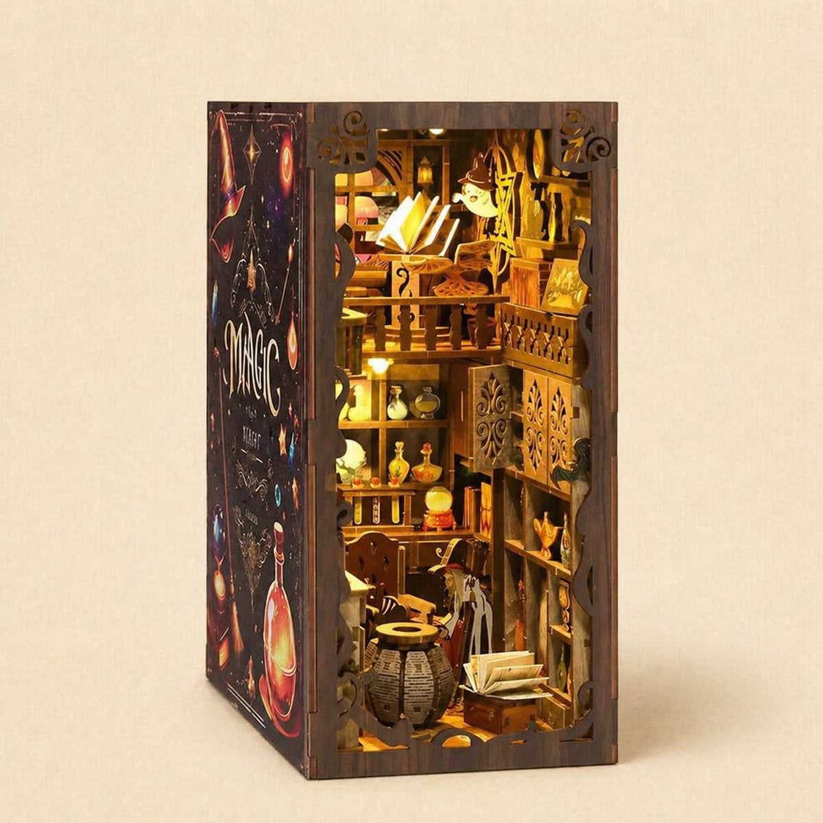 Book Nook - La Nuit Magique · book nook magie · packshot premium · Nookora