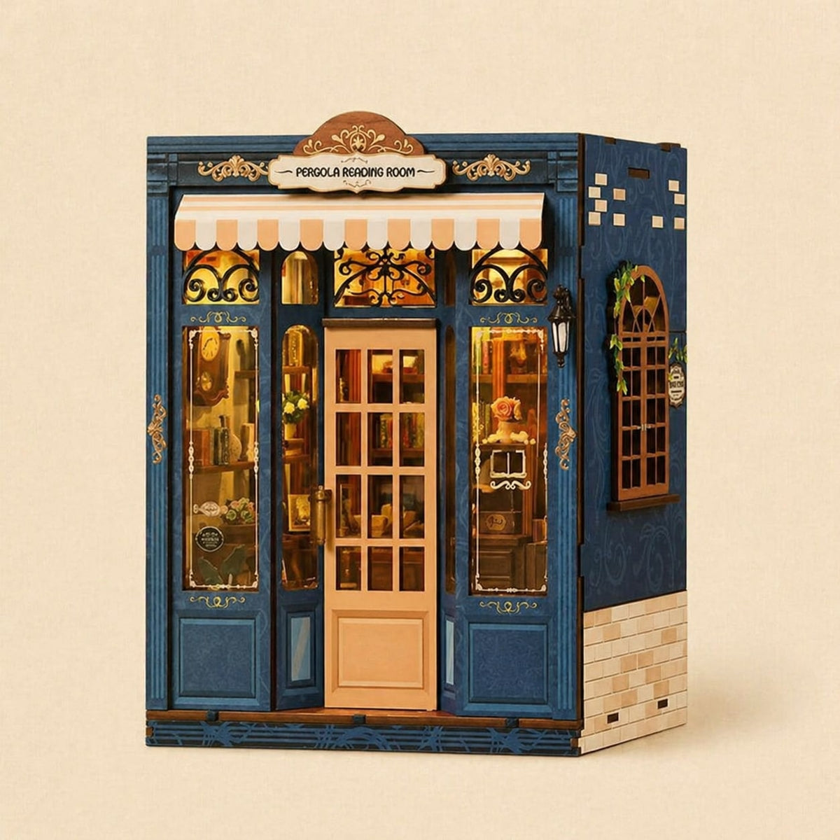 Book Nook - La Pergola du Lecteur · book nook jardin · packshot premium · Nookora