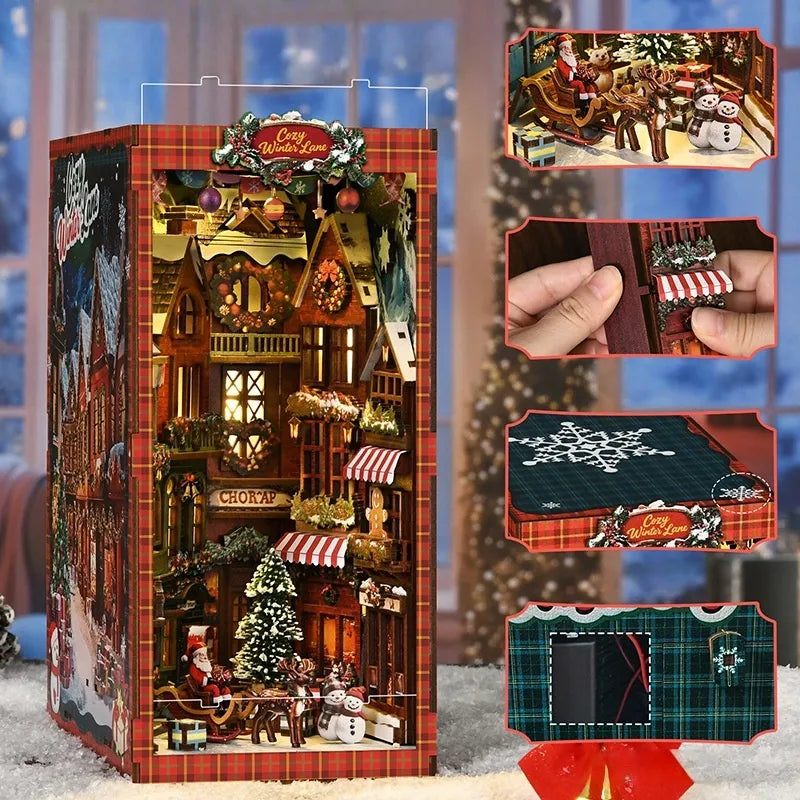 Book Nook - La Ruelle de Noël · book nook · Nookora